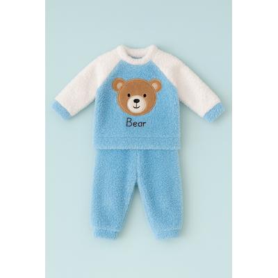 BEBEK UNİSEX MAVİ PELUŞ TAKIM