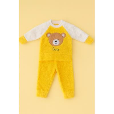 BEBEK UNİSEX SARI PELUŞ TAKIM