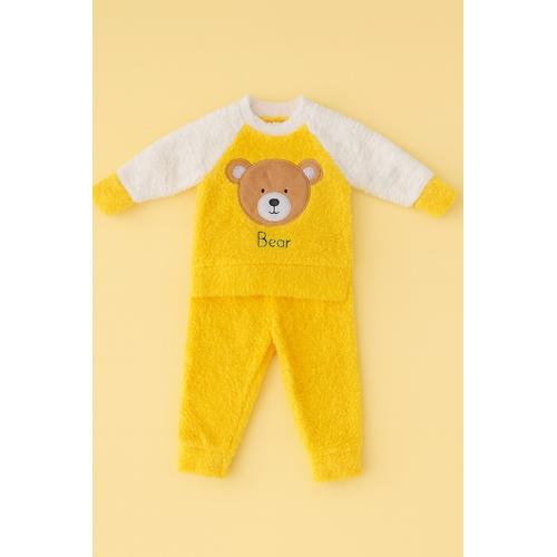 BEBEK UNİSEX SARI PELUŞ TAKIM