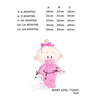 KIZ BEBEK FUŞYA ROMPER PAYETLİ TUNİK ABİYE TAKIM