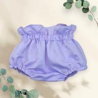 KIZ BEBEK LİLA ROMPER BEYAZ BLUZ TAKIM