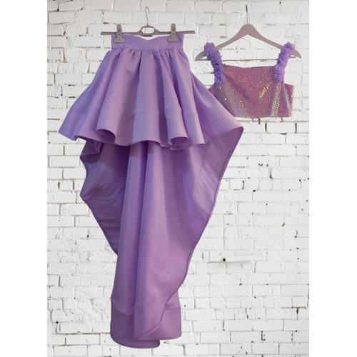 KIZ ÇOCUK LİLA TAKIM