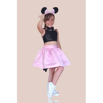 KIZ ÇOCUK PEMBE MİNNİE MOUSSE KOSTÜMÜ